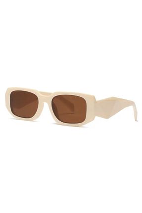 عینک آفتابی بژ زنانه UV400 Toz Vintage - کد 265405632