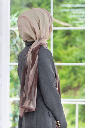 شال صورتی زنانه Medine İpeği Vissona - کد 718643972