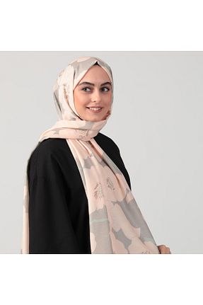 شال صورتی زنانه پنبه ای ipekistanbul - کد 719069805