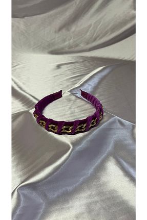 تاج صورتی زنانه مخمل MegssStore - کد 719107911