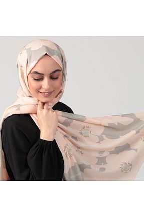 شال صورتی زنانه پنبه ای ipekistanbul - کد 719069805