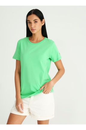 تی شرت سبز زنانه کد 720393874