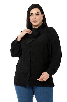 پیراهن سایز بزرگ مشکی زنانه سایز بزرگ DISENTIS MODEST - کد 719234604