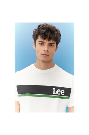 تیشرت سفید مردانه رگولار Lee - کد 721087151