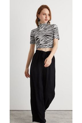 شلوار مشکی زنانه ویسکون Serays moda - کد 720848085