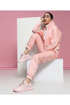 کفش اسنیکر صورتی زنانه بند دار Puma - کد 720930143