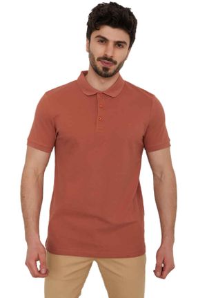 تی شرت نارنجی مردانه رگولار کد 721191838