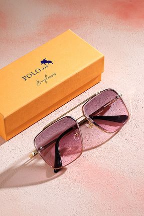 عینک آفتابی صورتی زنانه UV400 polo air - کد 721331053