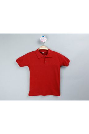 تی شرت زرشکی بچه گانه رگولار تکی جوان کد 721407052