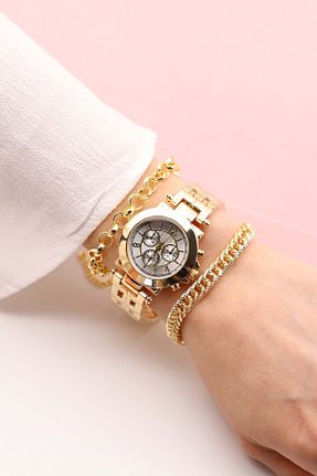 ساعت مچی طلائی زنانه 31-35 میلی متر Northwatch - کد 721829594