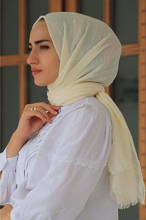 دستمال گردن بژ زنانه پلی استر Balse - کد 721853258