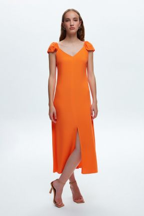 لباس نارنجی زنانه بافتنی کد 721966054