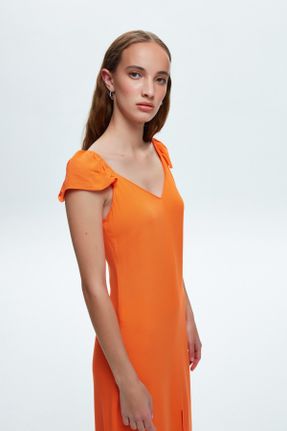 لباس نارنجی زنانه بافتنی کد 721966054