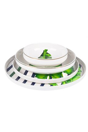 سرویس غذاخوری رنگی 6 نفره Mikasa Moor - کد 258612837