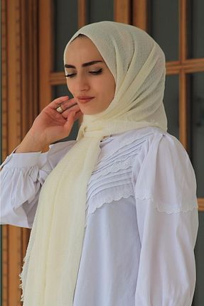 دستمال گردن بژ زنانه پلی استر Balse - کد 721853258