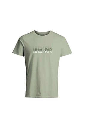 تیشرت سبز مردانه رگولار Jack & Jones - کد 723308708