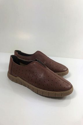 بابت قهوه ای مردانه چرم خالص Tabak Deri - کد 723486918