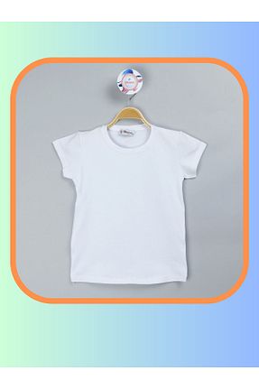 تیشرت سفید بچه گانه رگولار edoy - کد 726673646