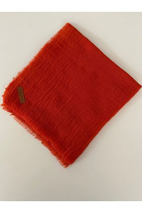 روسری نارنجی 100 x 100 poloist - کد 723449830