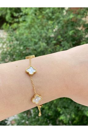 دستبند استیل (فولاد) سفید زنانه استیل (فولاد) Melay Accessory - کد 727050789
