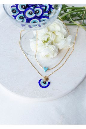 گردنبند جواهر طلائی زنانه فلزی CHARMLUCKY - کد 280349216
