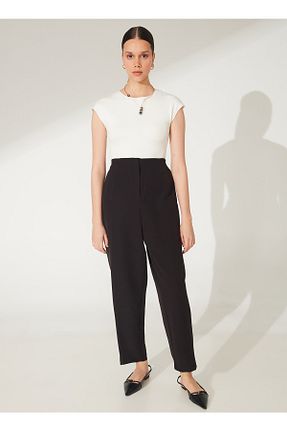 شلوار مشکی زنانه پارچه FABRIKA COMFORT - کد 726725579
