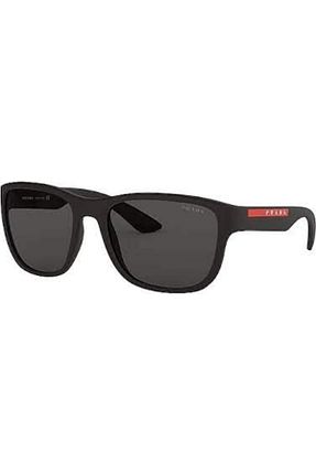 عینک آفتابی مشکی مردانه UV400 Prada - کد 722863323