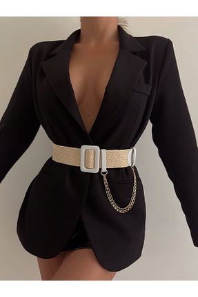 کمربند سفید زنانه حصیر Fiori - کد 722941684