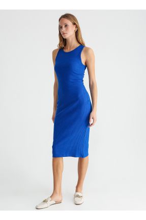 لباس آبی زنانه بافتنی کد 725356273