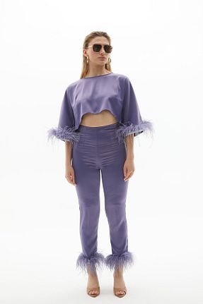 بلوز بنفش زنانه ساده MORE.THAN.A.DRESS - کد 726070707
