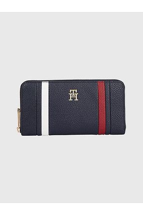 کیف پول آبی زنانه ابعاد بزرگ Tommy Hilfiger - کد 726403131