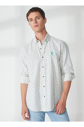 پیراهن سبز مردانه رگولار U.S. Polo Assn. - کد 724504626