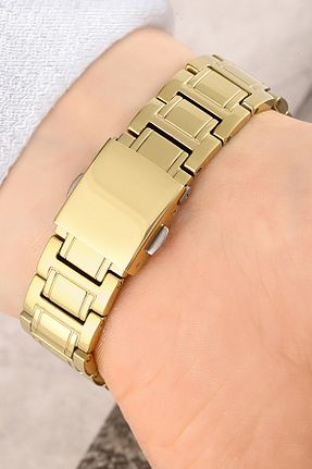 ساعت مچی طلائی زنانه 31-35 میلی متر Ferrucci - کد 727851146