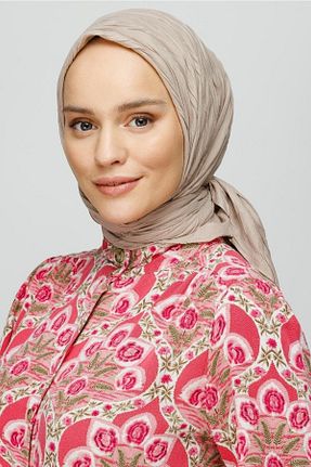 شال بژ زنانه پنبه (نخی) کد 650837564