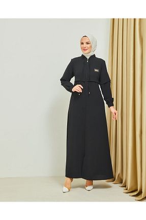 مانتو بلند حجاب مشکی زنانه Limante - کد 641277492