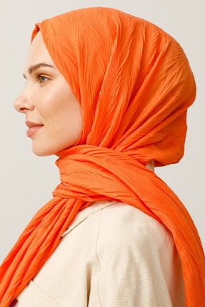 شال نارنجی زنانه پنبه ای Mooncorn - کد 344051863