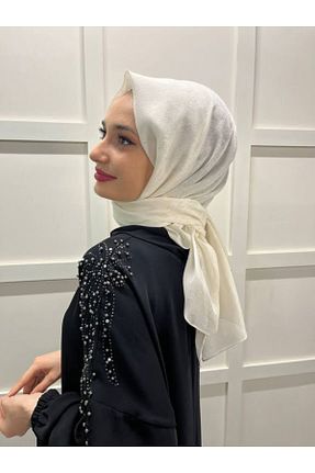 شال بژ زنانه پلی استر کد 727956979