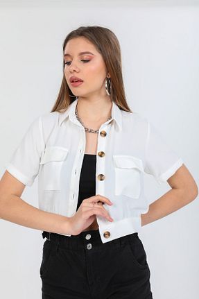 کت سفید زنانه رگولار candybia - کد 266963887