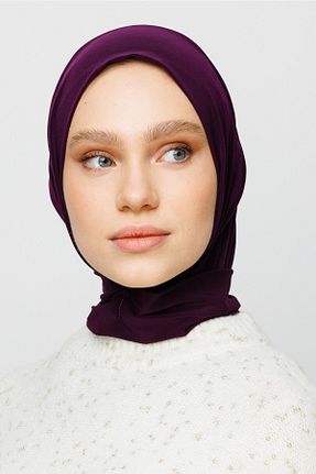 روسری بنفش پنبه ای Mooncorn - کد 193288992