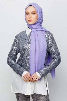 شال بنفش زنانه پنبه ای Mooncorn - کد 454960384