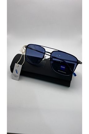 عینک آفتابی سرمه ای مردانه UV400 ZEISS - کد 727907791