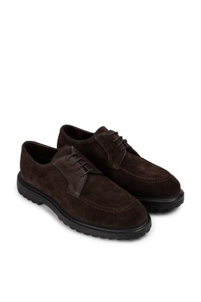 کفش کژوال قهوه ای مردانه جیر پاشنه کوتاه ( 4 - 1 cm ) پاشنه ضخیم کد 727915114