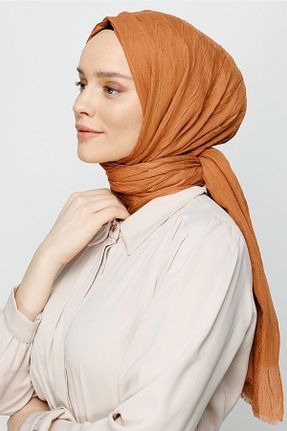 شال نارنجی زنانه پنبه ای Mooncorn - کد 650829998
