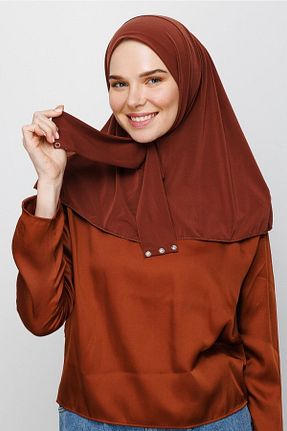 روسری نارنجی پنبه ای Mooncorn - کد 454954257