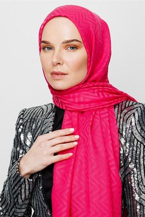 شال صورتی زنانه پنبه ای Mooncorn - کد 454906575