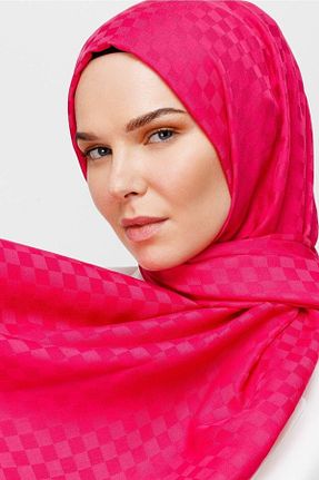 شال صورتی زنانه پنبه ای Mooncorn - کد 454960094