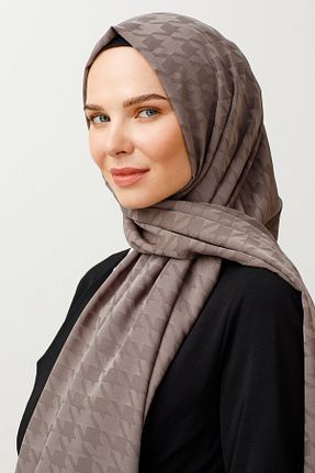 شال طوسی زنانه پنبه ای Mooncorn - کد 344048557