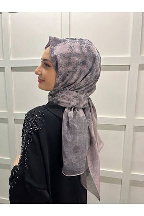 شال صورتی زنانه پلی استر PİRAMİT - کد 727956962