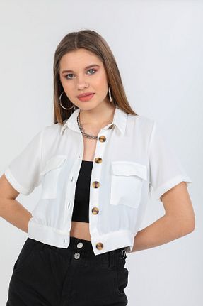 کت سفید زنانه رگولار candybia - کد 266963887