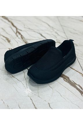 کفش پیاده روی مشکی زنانه پارچه ای E Kandiş - کد 728840453